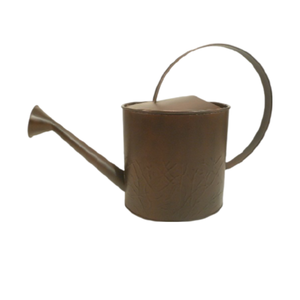 Poudre brune enduite en gros métal canne à eau à la main concepteur arrosoir maison jardin métal eau peut forme personnalisée - Product Image 1