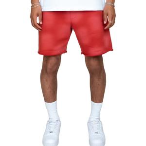 Pantalones cortos cargo lavados con ácido Vintage para hombre, ropa de calle holgada personalizada, pantalones cortos holgados de verano de algodón desgastado - Product Image 2