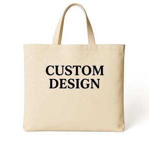 Bolsas de Compras Personalizadas con Logotipo, Bolsas de Tela de Algodón Lisas, Bolsas de Compras Casuales - Product Image 1
