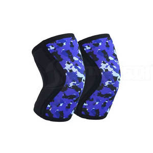 ปลอกหุ้มเข่าสำหรับยกน้ำหนัก ทนทาน ทำจากนีโอพรีนหนา  รับทำโลโก้ตามสั่ง  OEM  มีจำหน่าย ปลอกหุ้มเข่าแบบปรับแต่งได้ - Product Image 2