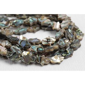 Palm Silhouette Strand Shell <b>Loose</b> <b>Beads</b> - Product Image 5