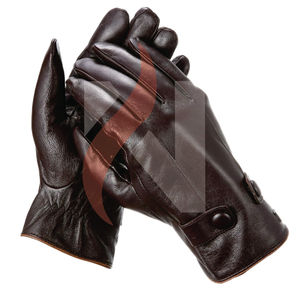 Venta al por mayor de guantes de invierno de cuero de moda y entrega rápida a prueba de viento aislamiento térmico y protección perfecta para el frío. - Product Image 4