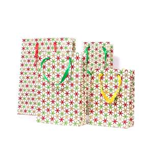 Manipulation facile Dernier sac en papier de transport d'emballage en papier avec poignée à longueur de main Sacs en papier faits à la main personnalisés aux ensembles de vente en gros - Product Image 3