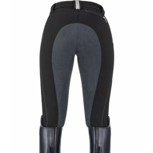 Wholesale Custom Women's Equestrian <b>Tight</b> Breeches Anti-slip Silicone 2024 New Design Silicon Horse Riding Leggings for Girls - Product Image 2