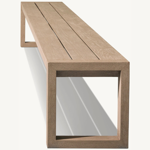 Banc de jardin en bois de teck avec coussins doux et durables pour une utilisation extérieure confortable avec des coussins moelleux - Product Image 3