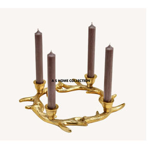 Étoile de Noël Design Base en bois naturel Bougeoirs Décoration Artisanat Objet Idées cadeaux Bougeoirs - Product Image 6