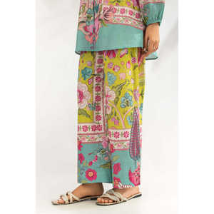 Ensemble coordonné bohème imprimé à chevrons IPST-77153, ensemble 2 pièces short et haut court au-dessus du genou pour le printemps/été - Product Image 4