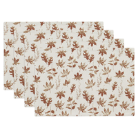 Sets de table écologiques, traditionnels, luxueux, tissés à la main, 100% coton, respirants, lavables, antidérapants, résistants à la chaleur, pour la maison, la salle à manger, les mariages