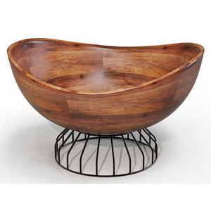 Cuencos de madera desechables ecológicos hechos a mano, cuenco de madera elegante para desayuno, aperitivos, sopa o ensalada, para fiestas - Product Image 5