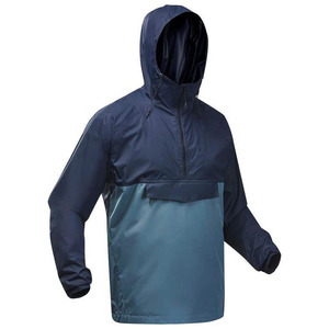 Couleur bloquant les couleurs contrastées Veste imperméable zippée Veste imperméable compressible Veste imperméable Softshell Veste imperméable - Product Image 4