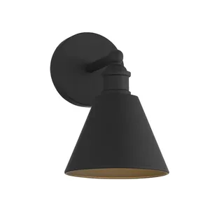 Lámpara de Pared Moderna de Aluminio con Soporte para Velas Colgante, Acabado Negro LED para Decoración del Hogar - Product Image 6