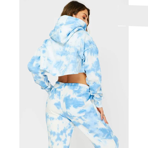 Sudadera con capucha corta de poliéster informal Oem 2026 para mujer, Top corto de alta calidad, Sudadera con capucha con estampado de logotipo personalizado, sudaderas con capucha de invierno - Product Image 2