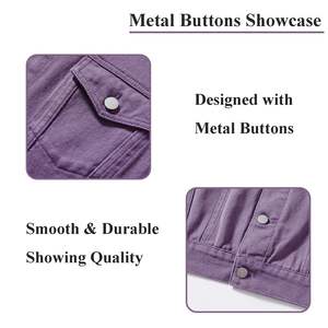 New 100% Cotton Coats Men's <b>Denim</b> <b>Jacket</b> Cowboy Oversize Branded Outwear <b>denim</b> <b>jacket</b> for men - Product Image 4