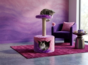 Condo pour chat universel Amistar Pink Velvet Cloud, confortable pour toutes les tailles - Product Image 4