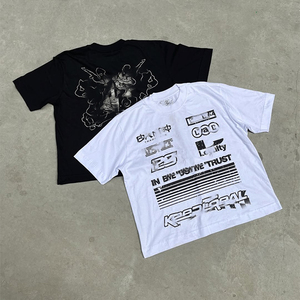 T-shirt personnalisé de haute qualité avec logo, coupe ajustée, 100% coton, effet délavé vintage, coupe classique, séchage rapide, respirant, imprimé sérigraphié/DTG - Product Image 4