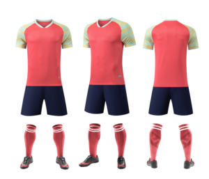 Conjuntos de Fútbol Personalizados, Camiseta de Fútbol, Uniformes de Fútbol, Camiseta de Fútbol de Secado Rápido, Conjunto Azul y Amarillo, Camiseta de Fútbol Sublimada - Product Image 2