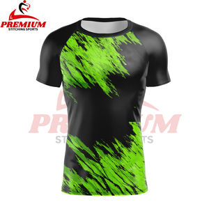 Compression Gym Chemises À Manches Longues Personnalisé Bjj Rashguard Mma Sublimé Hommes Rash Guard OEM ODM Rash Guard - Product Image 3