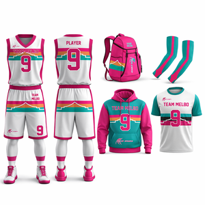 Maillot de basket-ball pour hommes en gros vêtements de sport nouvelle conception vêtements de sport équipe fait sublimation uniforme de basket-ball pour adulte BSCI - Product Image 1