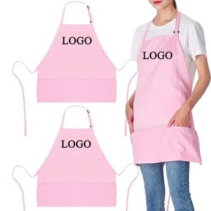 Venta caliente Barbershop Pink Babero ajustable Delantal Poliéster Chef Cocina Delantales de cocina para Mujeres Hombres - Product Image 1