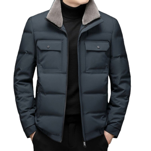 2025 Wholesale Men <b>Waterproof</b> Puffer <b>Jacket</b> Men High Quality Custom <b>Padded</b> Down Bomber Quilted Reasonable Price OEM Service - Product Image 5