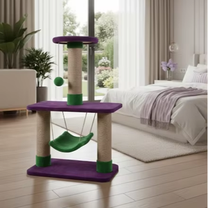 Rascador para Gatos de Alta Calidad Amistar, de Lujo, Multinivel, con Pelota Colgante y Hamaca, para Gatos de Todos los Tamaños - Product Image 6