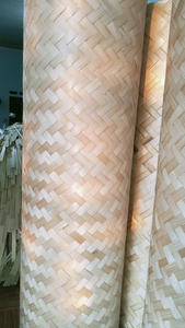 Estera de bambú tejida de primera calidad para diseño de pared y techo | Material de torneado de bambú ecológico para el hogar, oficina, restaurante - Product Image 4