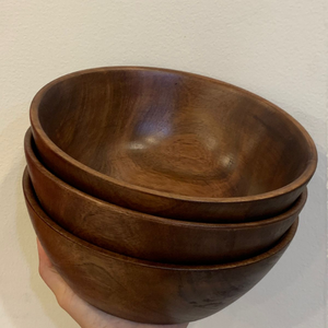 Bol et cuillère en bois massif du Vietnam, parfaits pour la vaisselle quotidienne et le service dans les cuisines modernes - Product Image 6