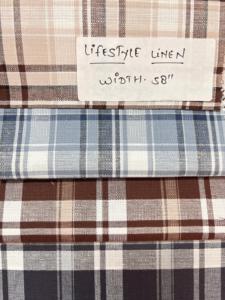 Tela de algodón puro a cuadros índigo teñida de hilo Material Premium para camisas y prendas de vestir, exportación internacional - Product Image 2