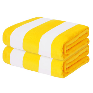 Grandes serviettes de piscine et de plage Drap de bain absorbant en coton doux Séchage rapide Léger Voyage Vacances Resort Serviette de bain Spa extérieur - Product Image 4