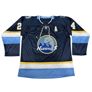 Maillots de hockey personnalisés de haute qualité vêtements de hockey sur glace sublimés avec dentelle uniforme d'équipe personnalisé - Product Image 1