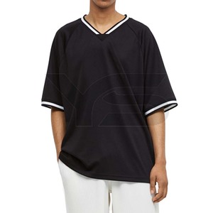 Nouveauté Tissu en maille Vente en gros T-shirt à manches courtes Oversize Pour Hommes Grand et Grand Logo personnalisé Street Wear Tissu pour pull - Product Image 5