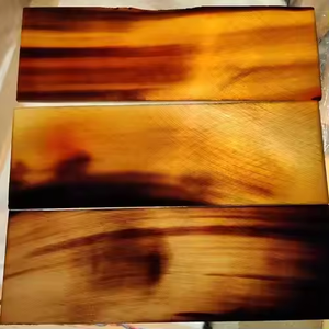 แผ่นฮอร์นทำด้วยมือธรรมชาติหรูหราและทนทานด้วยงานฝีมือเสี้ยว - Product Image 3