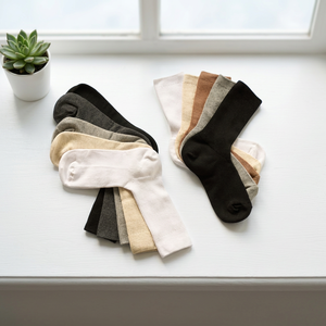 Chaussettes côtelées en tricot pour femmes, vente en gros, avec ajustement breveté à 90 degrés 17 - Product Image 1