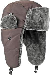 Nouveau chapeau de trappeur en peluche chaud coupe-vent pour hommes casquette de cyclisme floue avec oreillette pour le sport et la pêche - Product Image 2