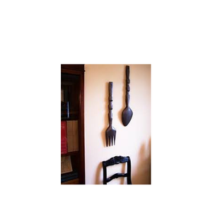 Nouveau design Gadget de cuisine manche en bois ensemble de couverts de bonne qualité couverts fourchette cuillères salade serveur cuillère à vendre - Product Image 2