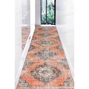 Alfombra con Estampado Floral Vibrante, Inspirada en los Navajo, Moderna, para Dormitorio, Baño, Alfombra de Terciopelo de Lujo - Product Image 3