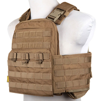 Chaleco Portaplacas de Lona Camuflada, Diseño Personalizado, Venta al Por Mayor de Fábrica, Ajustable, Multifuncional, Seguro, Corte Láser, Transpirable