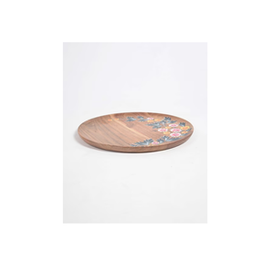 Juegos de vajilla de plato impreso de estilo, utensilios de madera, vajilla para uso en restaurante para servir pasteles, aperitivos y postres - Product Image 6