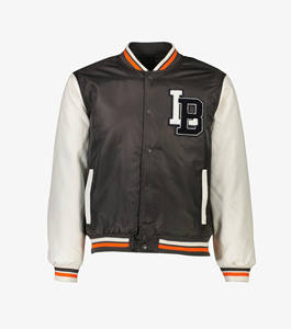 Chaqueta universitaria unisex de alta calidad para otoño estilo de béisbol con logotipo personalizado con patrón vintage chaquetas unisex recubiertas OEM para invierno - Product Image 6