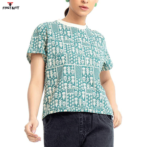 T-shirt à manches courtes surdimensionné, écologique, de haute qualité, personnalisé, nouveau design tendance, vente en gros, pas cher - Product Image 2