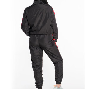 Conjunto de Chaqueta Cortavientos de Invierno para Mujer, Diseño Sólido de 2 Piezas, en Oferta - Product Image 4