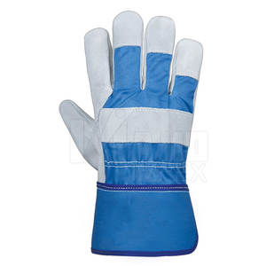Gants de travail en cuir de haute qualité avec design respirant, options personnalisables, protection anti-coupure et anti-choc, fabriqués au Pakistan - Product Image 2