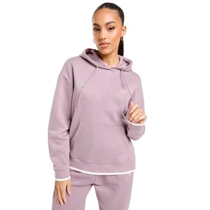 Womens Casual Tracksuit Set Soft Fleece <b>Oversized</b> <b>Hoodie</b> and Joggers for Daily Wear New Streetwear Style Ladies Tracksuit - Product Image 1
