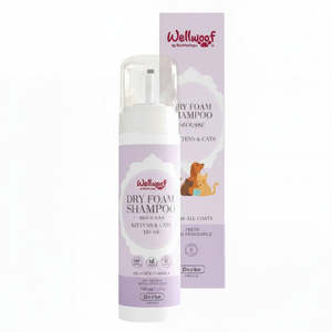 Shampooing Moussant Sec RedMoringa 150 mL pour Chatons et Chats OEM PL Italie Produit de Toilettage pour Animaux - Product Image 1