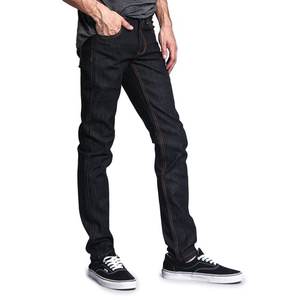Nuevos pantalones vaqueros informales de verano para hombres, moda coreana, pantalones vaqueros versátiles de pierna pequeña, pantalones vaqueros bordados elásticos - Product Image 5