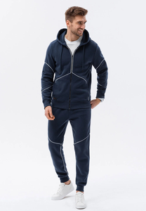 Ensembles de vêtements pour hommes avec LOGO personnalisé survêtement de sport pour hommes ensemble de sport vêtements d'entraînement personnalisé survêtements de sport confortables pour hommes - Product Image 5