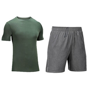 New Fashion Logo 2 Pcs <b>Men</b> Tank Top Sport Spandex <b>Vest</b> Gym Clothing <b>Men</b> Workout Wear <b>Men</b> <b>Slim</b> Tank Top With Shorts - Product Image 4