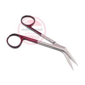 Instrumentos quirúrgicos Tijeras dentales de acero inoxidable curvadas de calidad superior - Product Image 2