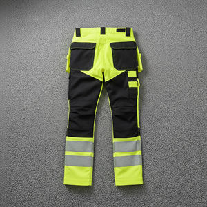 High Quality ANSI Class 1 EN ISO 20471 CLASS 3 <b>Waterproof</b> LED Flash Hi Vis 100% Polyester Safety <b>Work</b> Pants Casual Reflective - Product Image 5