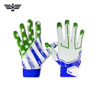 Guantes de Fútbol para Exteriores de Secado Rápido con Logotipo Personalizado, PU, Cuatro Estaciones, Servicio OEM, Entrenamiento para Niños